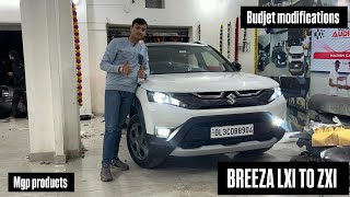 Breeza base to top modified lxi to zxi plus harsh car shringar karol bagh [upl. by Nnov]