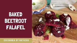 Baked Beetroot Falafel Recipe  Quick Easy Method  Gluten Free [upl. by Mill237]