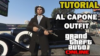 GTA V Online Al Capone Outfit Tutorial ITA [upl. by Josephine73]