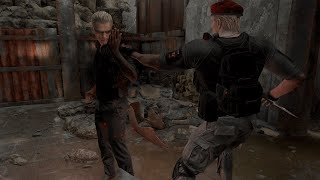 RE4 Remake Wesker Mode Live 2 Wesker goes on a mission to kidnap Jill for RE5 [upl. by Bruyn]