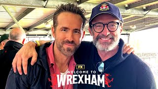 Hugh Jackman  Welcome to Wrexham Welcome to the EFL Ryan Reynolds Season 3 Episode 1 [upl. by Gerry]