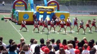 Burlingame High School Goodbye Rally JV cheer [upl. by Kella594]