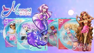 Mermaid High Animated Series Fashion Dolls Searra Finly Oceanna and Mari [upl. by Queridas]