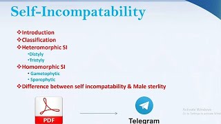 self incompatibility in plants [upl. by Annaul]