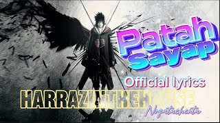 Harraz in the house  Patah sayap Official Lyric Video [upl. by Diarmuid]