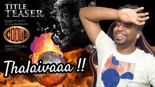 COOLIE  Thalaivar171 Title Teaser Reaction  Superstar Rajinikanth lokeshkanagaraj Mr Earphones [upl. by Nahtnoj]