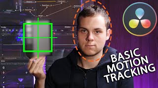 Basic Tracking Objects In Davinci Resolve 17  Motion Tracking Tutorial [upl. by Seema]