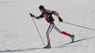 Cross or X Country Skiing Basics of Diagonal Stride [upl. by Ylrehc697]