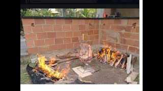 COSTELA FOGO DE CHÃO como fazer passo a passo em Muriaé MG [upl. by Ahsenwahs]