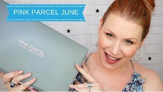 Pink Parcel July Beauty Subscription Box Unboxing [upl. by Tedra]