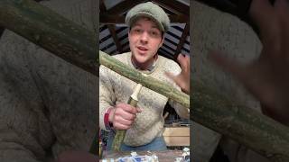 Using Hot Sand to Dry Out Tenons woodwork ireland handtools satisfying woodworking [upl. by Adorne375]