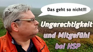 Der Umgang mit Ungerechtigkeit und Emphatie als HSPler 🤔 hsp Empathie [upl. by Studner]