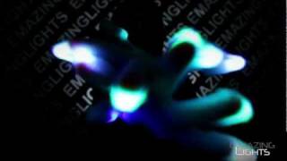 HS Prime  Coral Reef Glove Set Glove Light Show EmazingLightscom [upl. by Nnylak]