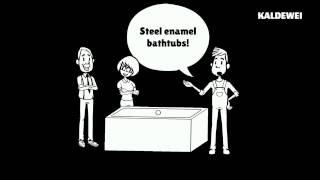 KALDEWEI steel enamel explainer video [upl. by Rovaert]