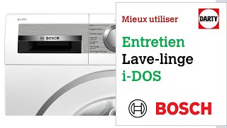 Entretien un lavelinge Bosch avec la fonction iDOS [upl. by Mahtal]