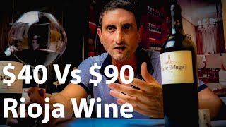 40 Vs 90 Rioja Wines  Bodegas Muga  Tasting with Julien Episode 7 [upl. by Eadie202]