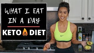 WHAT I EAT IN A DAY KETO DIET  INTERMITTENT FASTING [upl. by Sedaiuqlem]