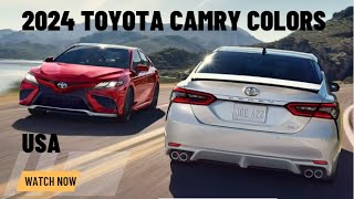 2024 TOYOTA CAMRY COLORS [upl. by Judi896]