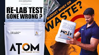 ASITIS ATOM WHEY PROTEIN RETEST LAB REPORT  review protein health fitness [upl. by Hsinam262]