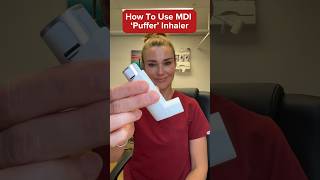 Doctor shows how to use your inhaler properly asthma inhaler copd doctor [upl. by Krebs]