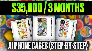 AI phone cases tutorial New stores winning designs [upl. by Clarisse]