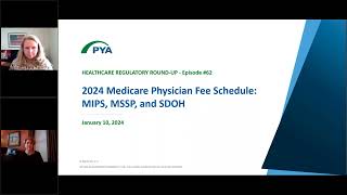 2024 Medicare Physician Fee Schedule MIPS MSSP and SDOH [upl. by Whitnell461]