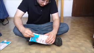 Tetra PakKartons falten  Tutorial  Folding Tetra PakCartons [upl. by Enirolf739]