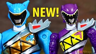 Aqua amp Purple Rangers Power Rangers Dino Super Charge Action Heroes [upl. by Ariaz167]