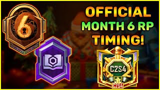 Month 6 Royal Pass Official Timing  Rp Lock Tier Reset Kb Hoga   M7 M8 Logo First Look [upl. by Esaele294]