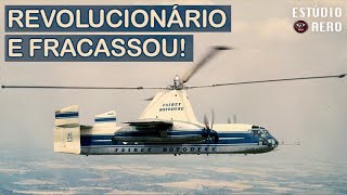 É um avião ou helicóptero O ROTODYNE teria revolucionado a aviação mas FRACASSOU [upl. by Ynnelg769]