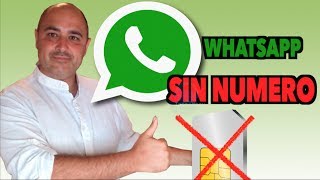 WhatsApp Sin Numero de Teléfono I Sin Tarjeta SIM I Numero Virtual GRATIS 2017 [upl. by Adalbert]