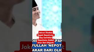 Jokowi Disebut Bapak Nepotisme Eep Saefullah Nepotisme Adalah Akar Dari Oligarki [upl. by Stacie]