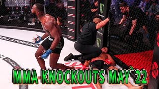 MMA knockouts May 2022 [upl. by Ainafetse277]