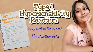 Hypersensitivity reaction Type 1 hypersensitivity reaction easy explanation in hindi [upl. by Kandace616]