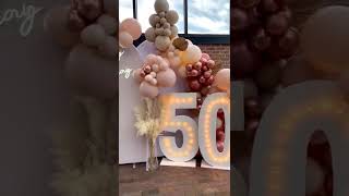 50th birthday party decoration [upl. by Artimed]