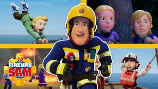 Dangerous Moments From Season 14 🔥 Fireman Sam Season 14 Full Episodes  1 Hour Compilation [upl. by Nellahs]