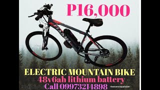 TIANMA ELECTRIC MOUNTAIN BIKE [upl. by Nnairda]