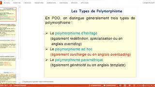 Polymorphisme de Surcharge en POODifférence entre Surcharge OverloadingampRedéfinition Overriding [upl. by Romelle401]