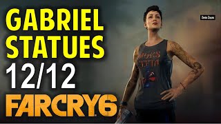 Paint the Town All Gabriel Statues Locations  FAR CRY 6 Deface the Gabriel Statues [upl. by Epps]