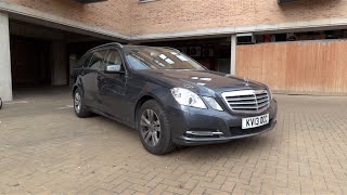 2013 MercedesBenz E 220 CDI Estate SE StartUp Full Vehicle Tour and Night StartUp [upl. by Merla]