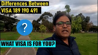 Differences between visa 189190 and 491 Australian PR Process 2023 [upl. by Samson45]