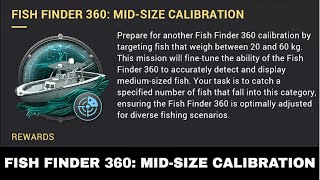 Fishing PlanetGADGET GALORE FISH FINDER 360 MIDSIZE CALIBRATION NEW MISSIONS [upl. by Yelkcub]