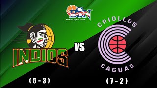 BSN  Indios de Mayagüez 53 vs Criollos de Caguas 72 SomosLaPresion 🫀 [upl. by Annelg]