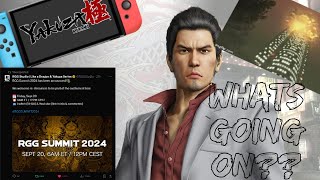 What going on with the Yakuza series  Yakuza Kiwami Finally coming to the switch [upl. by Ydnic]