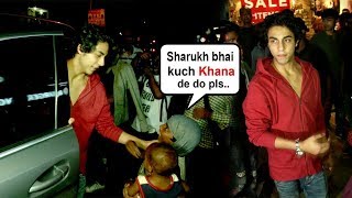 Beggar Asks For Food From Shahrukh Khans Son AryanWhat Happens Next Will Melt Ur Heart [upl. by Reppep]