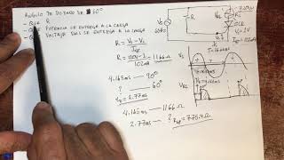 Cálculo del ángulo de disparo de un SCR y su simulación en Multisim [upl. by Willa857]
