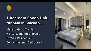 1Bedroom Condo Unit for Sale in Salcedo Skysuites Makati City [upl. by Karim841]