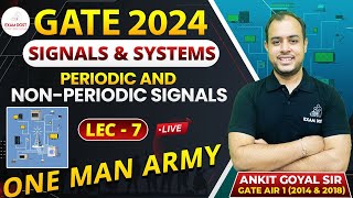 Periodic and NonPeriodic Signals  GATE 2024  Ankit Goyal  One Man Army [upl. by Gregor971]