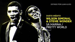 INÉDITO WILSON SIMONAL amp STEVIE WONDER  SÁ MARINA  PRETTY WORLD [upl. by Sehcaep]