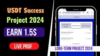 Intuitona new best usdt earning platform 2024  make money online shopping site [upl. by Sanfo]